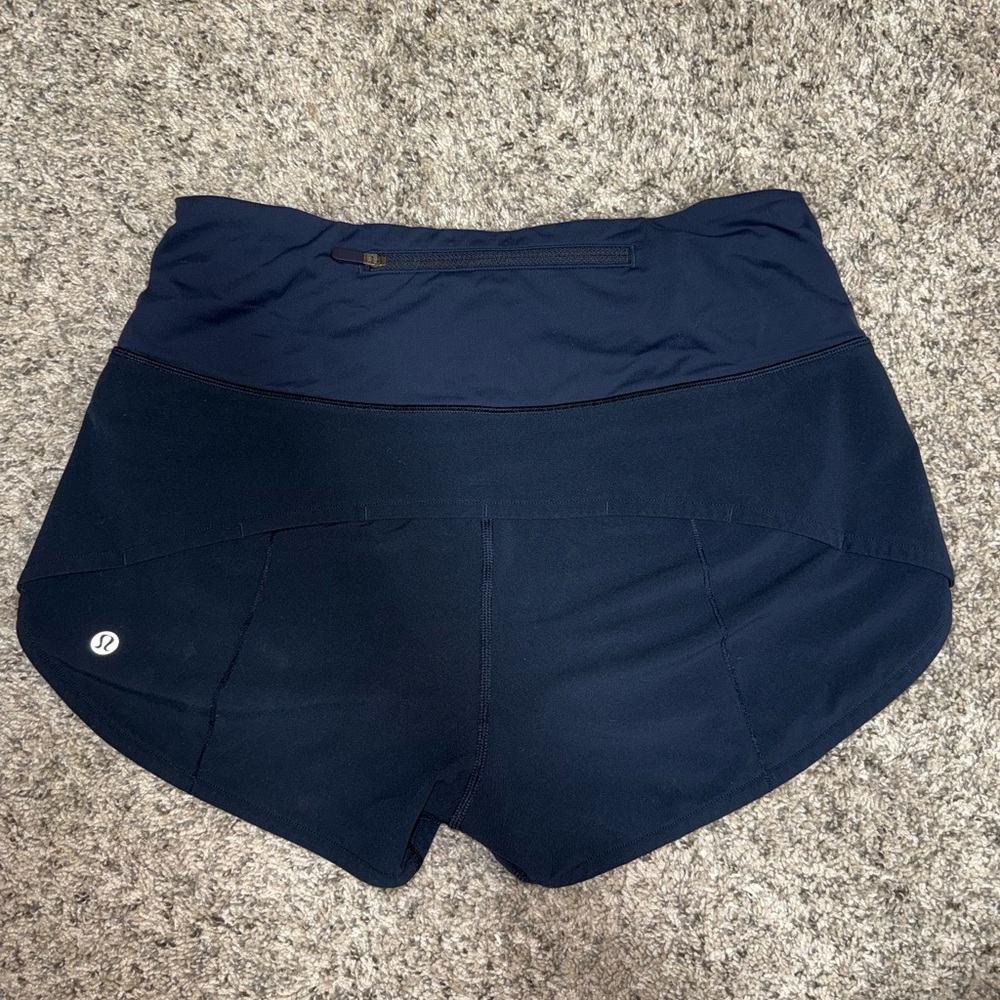 Lululemon Navy Blue Athletic Shorts